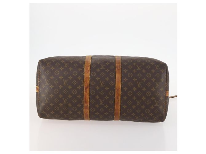 LOUIS VUITTON Borsa Boston Monogram Keepall Bandoulière 55 M41414 LV Auth BA10979 Monogramma - vista 5