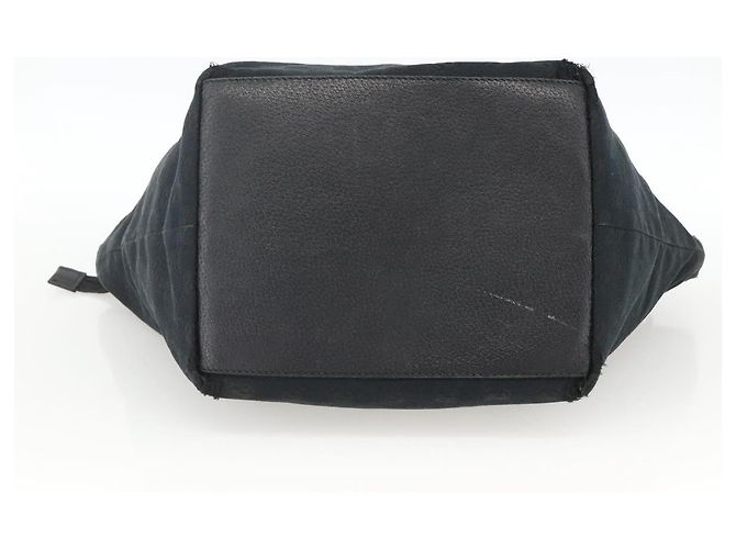 Borsa a Mano Gucci GG Canvas Sherry Line Nera 131230 Auth BSZ247 Nero - vista 5