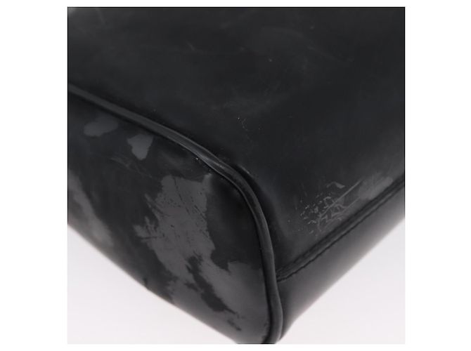 Borsa a Spalla Gancini in Pelle Nera e Argento Salvatore Ferragamo Auth 173384 Nero - vista 16