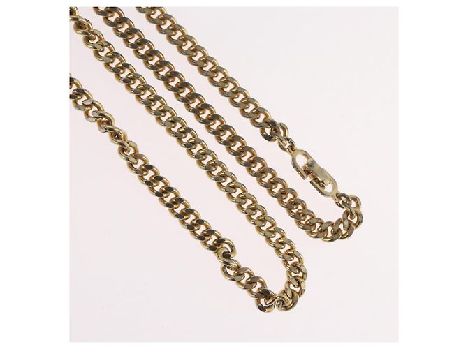 Collana Christian Dior metallo tono oro Auth bs34061 - vista 3