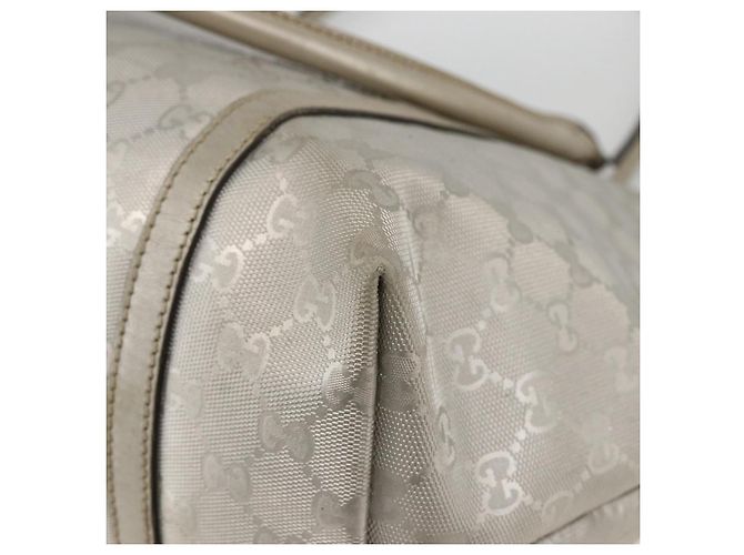 Borsa tote in PVC argento GG Implementation di GUCCI 197953 Auth BSZ004 - vista 15