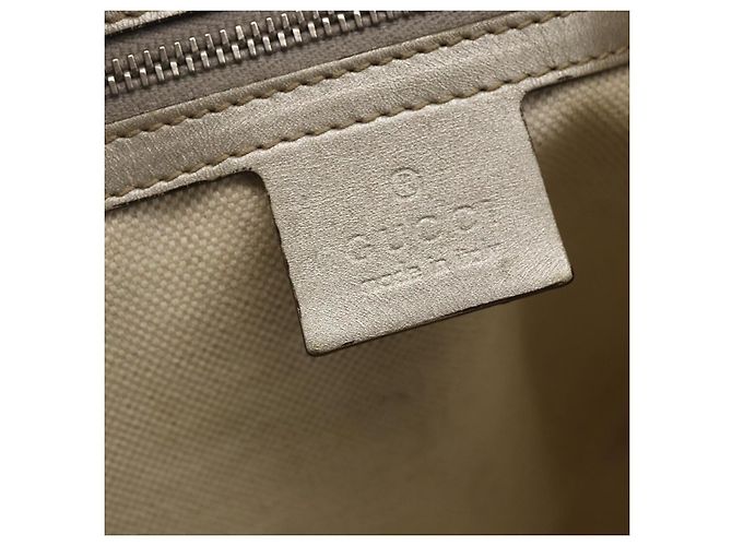 Borsa tote in PVC argento GG Implementation di GUCCI 197953 Auth BSZ004 - vista 17