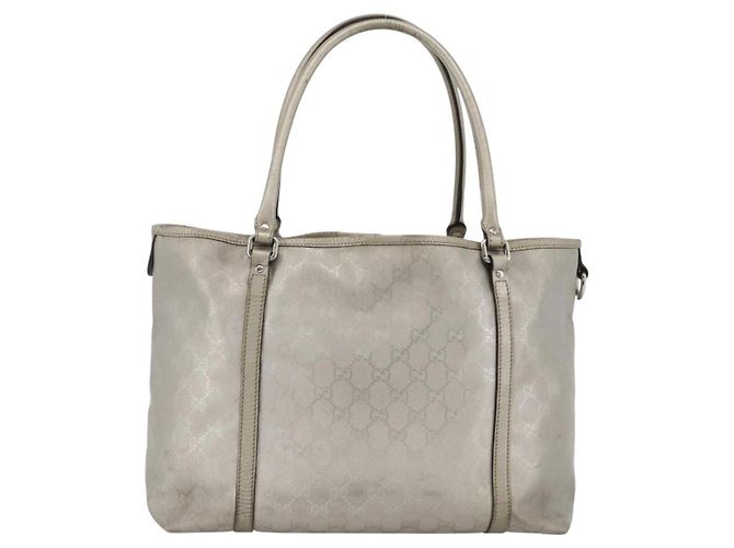 Borsa tote in PVC argento GG Implementation di GUCCI 197953 Auth BSZ004 - vista 2
