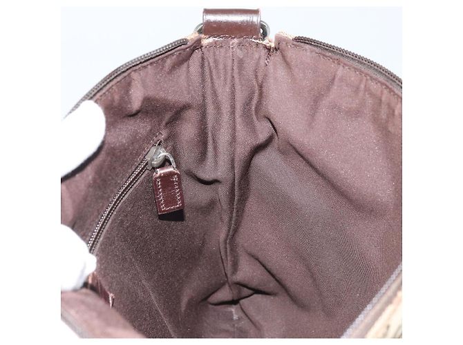 Borsa a Spalla GG Canvas Gucci Beige Argento 145857 Auth ep13742 - vista 18