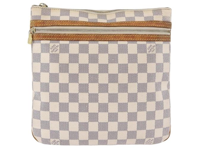 LOUIS VUITTON Pochette Bosphore Damier Azur Borsa a Spalla N51112 LV Auth 174477 - vista 13