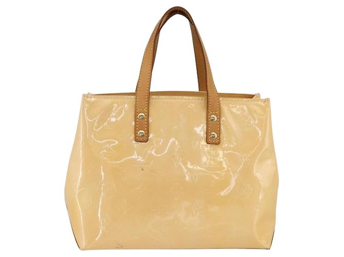 LOUIS VUITTON Borsa Reade PM Monogram Vernis Rosa Marshmallow M91306 Auth 174440 - vista 13