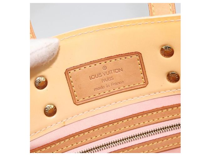 LOUIS VUITTON Borsa Reade PM Monogram Vernis Rosa Marshmallow M91306 Auth 174440 - vista 17