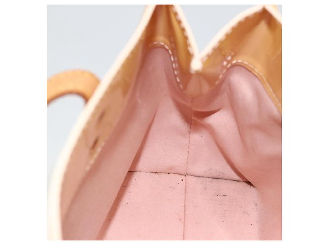 LOUIS VUITTON Borsa Reade PM Monogram Vernis Rosa Marshmallow M91306 Auth 174440 - vista 19