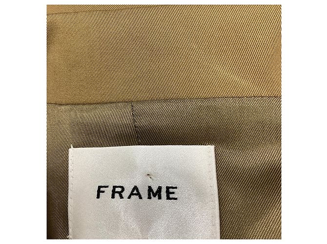 Frame Denim Robe utilitaire Tan Khaki avec ceinture Camel - vue 4