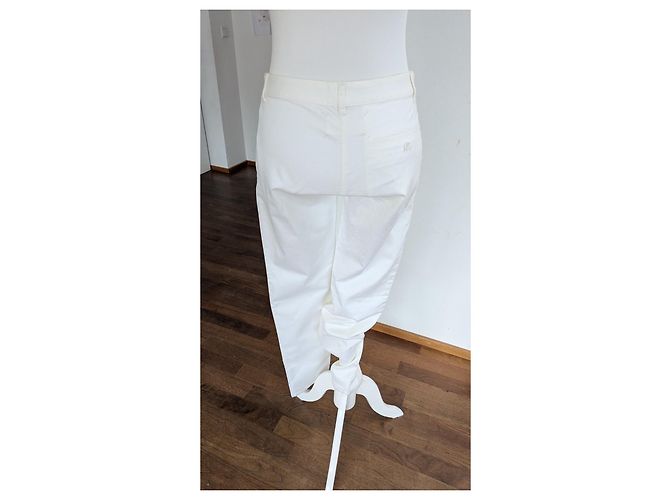 Vaqueros Slim Maison Martin Margiela Blancos Algodón - vista 2