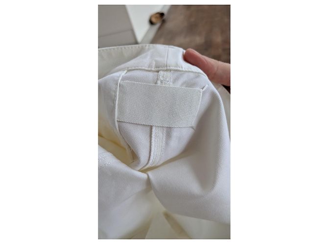 Vaqueros Slim Maison Martin Margiela Blancos Algodón - vista 4