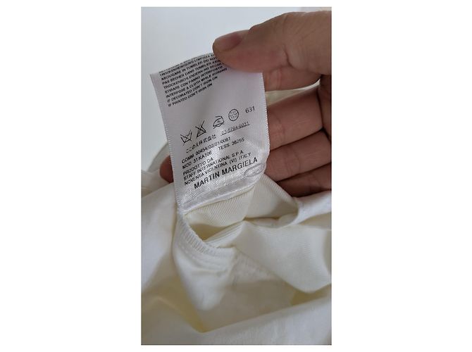 Vaqueros Slim Maison Martin Margiela Blancos Algodón - vista 6