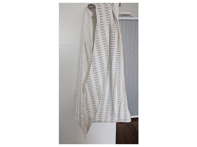 Borsa Tote in Cotone Maison Martin Margiela Bianca Bianco - vista 2