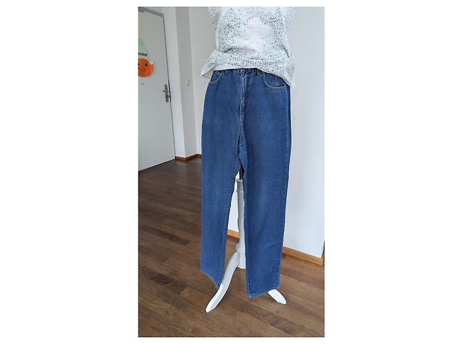 Pantalones Jil Sander de algodón azul - vista 2