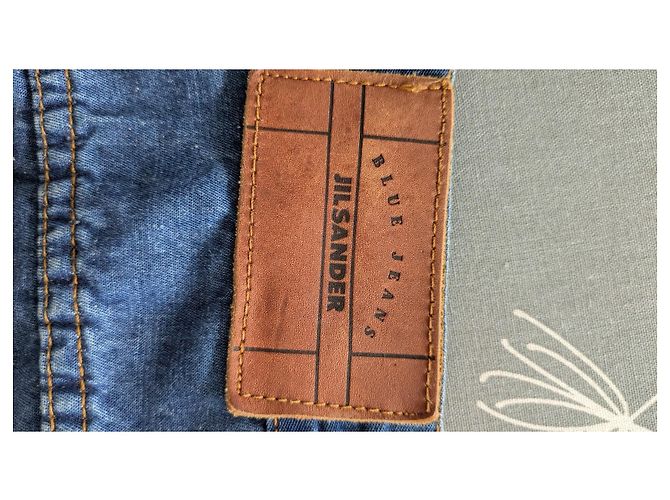 Pantalones Jil Sander de algodón azul - vista 5