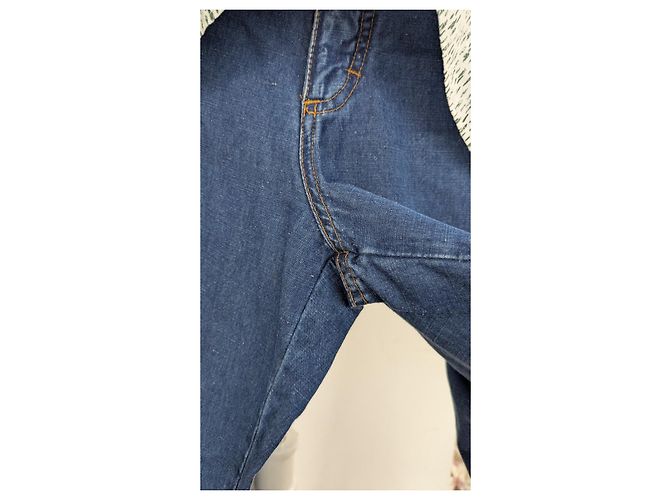 Pantalones Jil Sander de algodón azul - vista 6