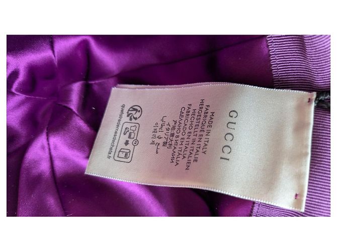 Cappellino Gucci in mohair rosa - vista 9
