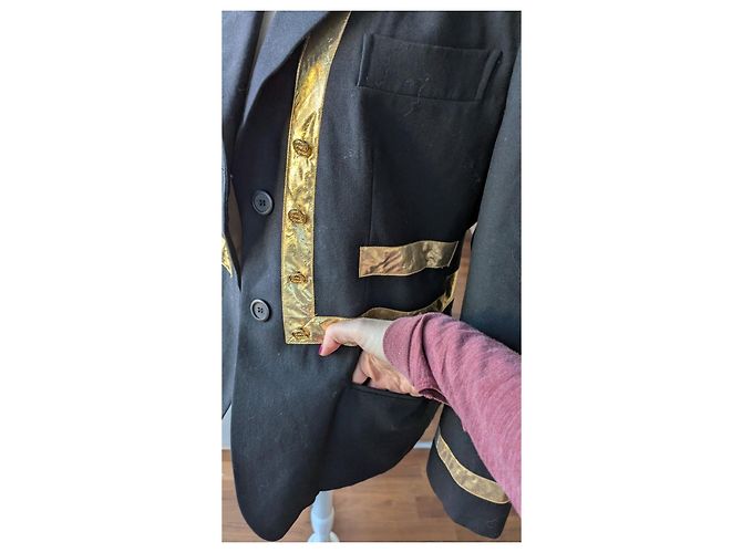 Moschino Wollblazer Schwarz - Ansicht 2