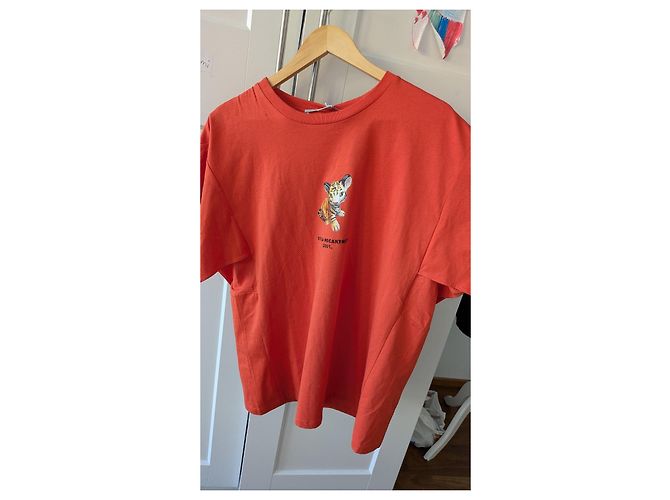 Stella Mc Cartney Camiseta de algodón Stella McCartney Naranja - vista 2