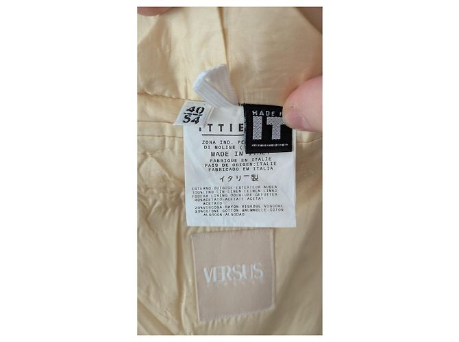 Versace Leinenblazer Beige - Ansicht 9