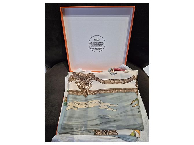 Hermès Turquerie in Onore del Signor de T 1748. Molto Raro Blu - vista 2