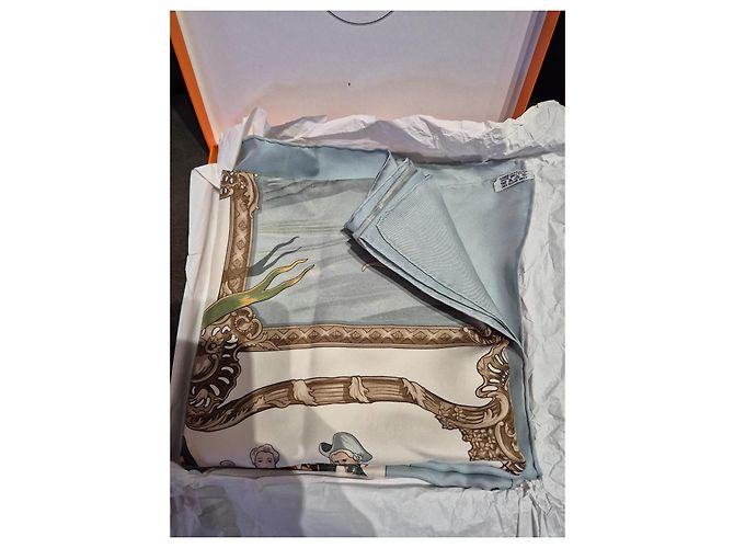 Hermès Turquerie in Onore del Signor de T 1748. Molto Raro Blu - vista 4