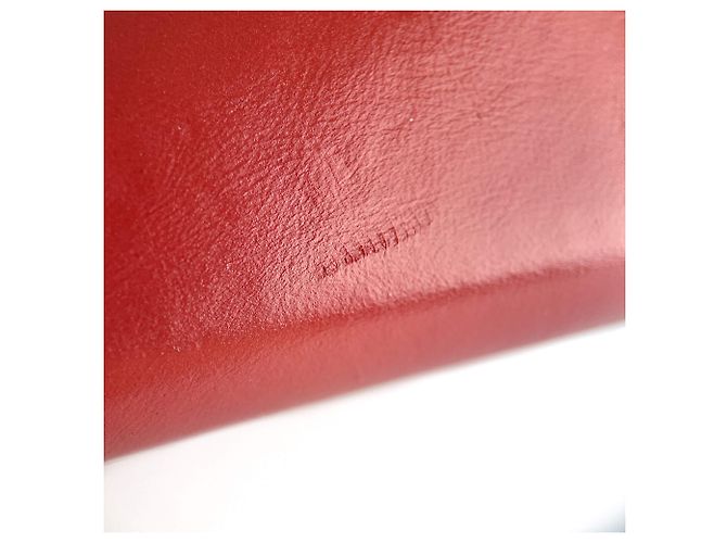 Chanel Borsa a spalla piccola in pelle di agnello chevron Gabrielle arancione - vista 13