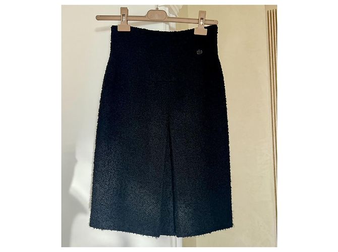 Unglaublicder Mohair-Rock von Chanel Schwarz - Ansicht 3