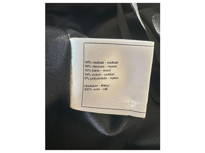 Unglaublicder Mohair-Rock von Chanel Schwarz - Ansicht 5