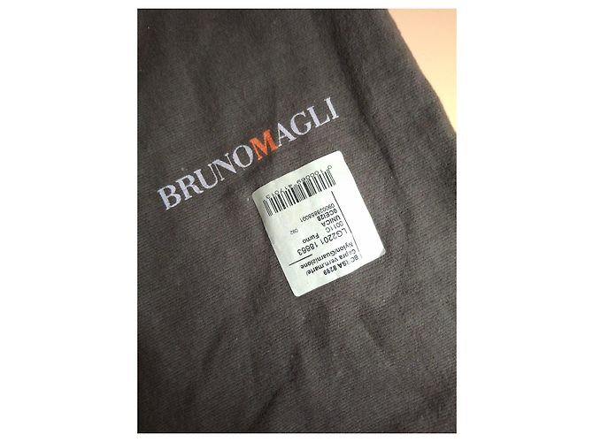 Bolso de mano Bruno Magli en cuero charol beige - vista 11