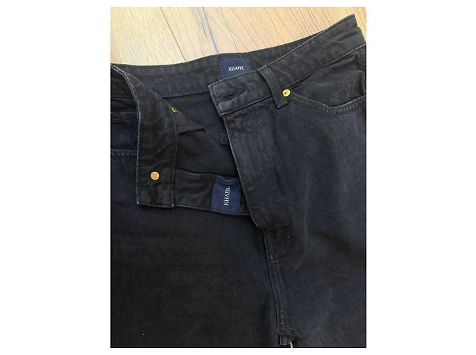 Jeans Khaite Neri in Cotone Nero - vista 2