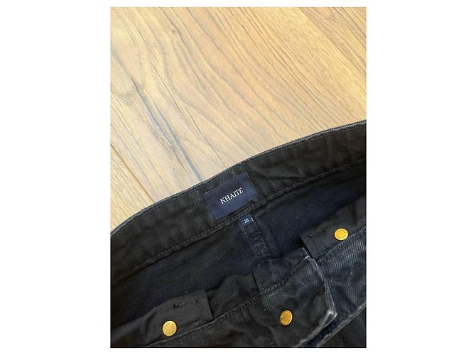 Jeans Khaite Neri in Cotone Nero - vista 4