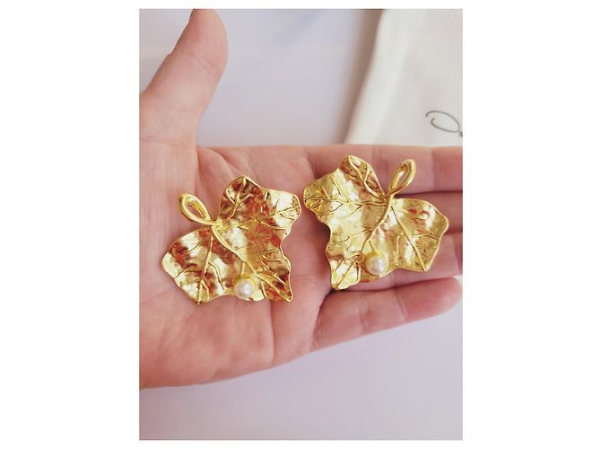 Orecchini Oscar de la Renta D'oro - vista 3