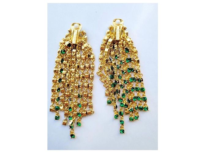 Orecchini Oscar de la Renta Verde - vista 4