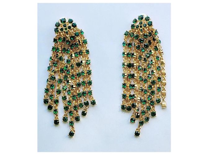 Orecchini Oscar de la Renta Verde - vista 7