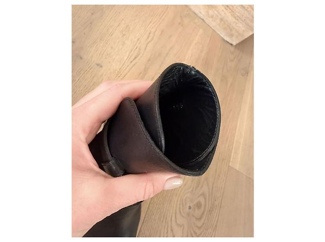 Botas Chanel incríveis Cinza - vista 7