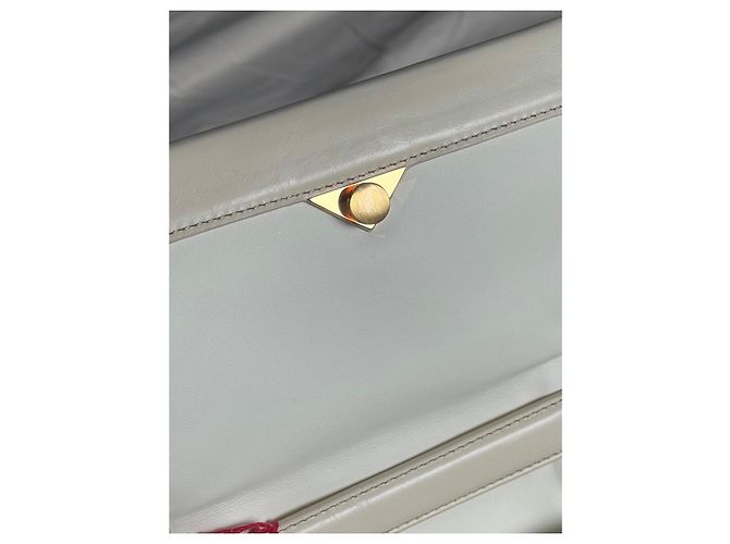 Marni Hobo Prisma Handtasche Creme Leder Roh - Ansicht 9