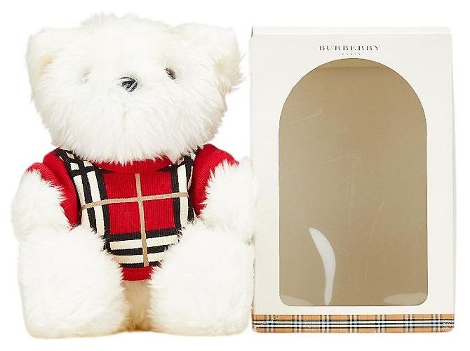 Urso de pelúcia Burberry em poliéster e algodão - view 7