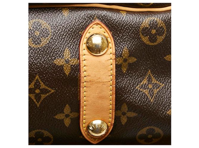 Borsa a Spalla Galliera PM Monogram Louis Vuitton Marrone Bronzo - vista 11