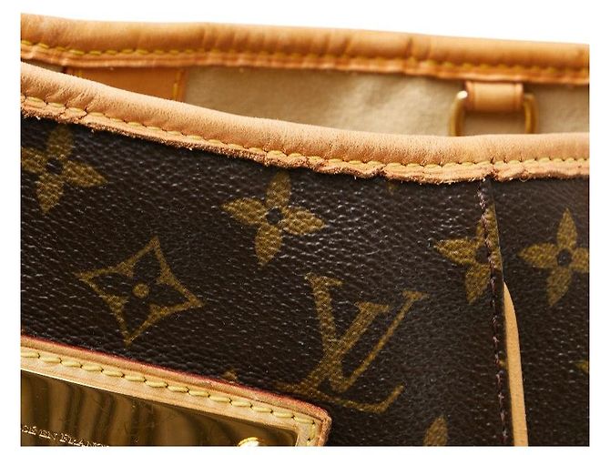 Borsa a Spalla Galliera PM Monogram Louis Vuitton Marrone Bronzo - vista 5