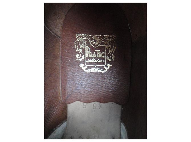 Autre Marque Derbies Pratic Selection em couro preto 45 - vista 10