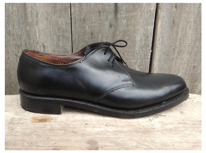 Autre Marque Derbies Pratic Selection em couro preto 45 - vista 2