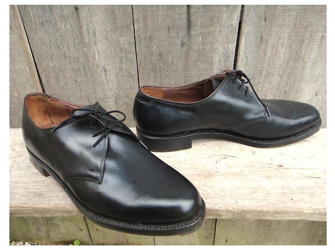 Autre Marque Derbies Pratic Selection em couro preto 45 - vista 3