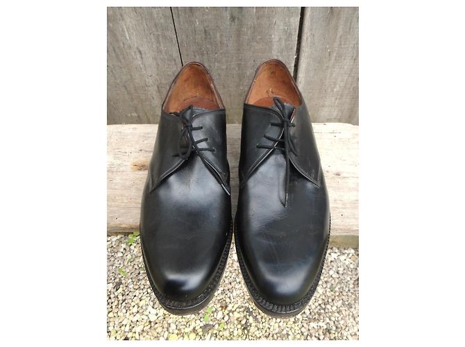Autre Marque Derbies Pratic Selection em couro preto 45 - vista 4