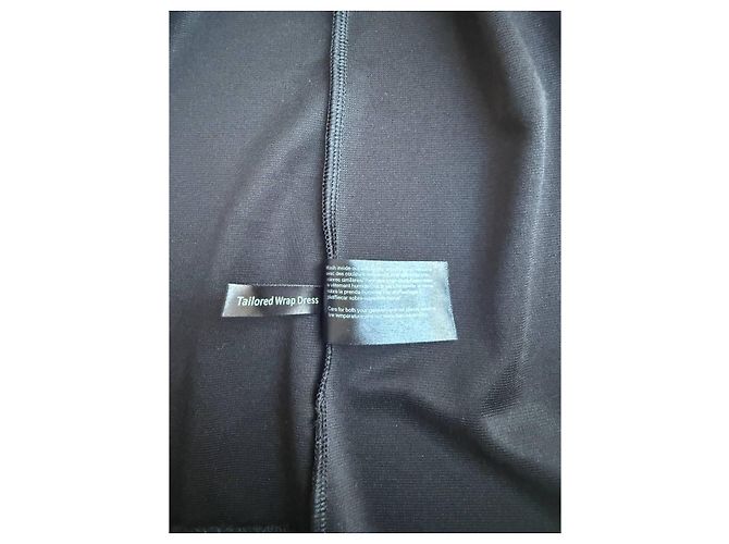 Filippa K Wickelkleid schwarz aus Triacetat - Ansicht 10