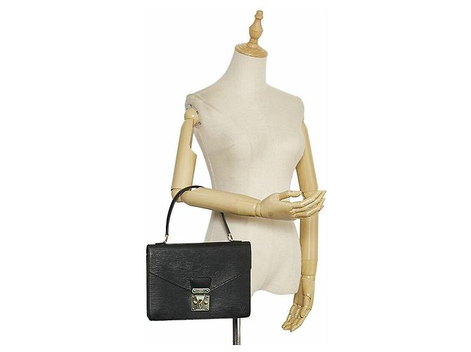 Borsa Concorde Epi Louis Vuitton Nero - vista 12