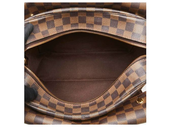 Borsa a Spalla Naviglio Damier Louis Vuitton Marrone Bronzo - vista 10