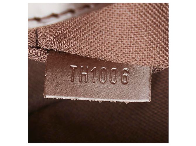 Borsa a Spalla Naviglio Damier Louis Vuitton Marrone Bronzo - vista 12