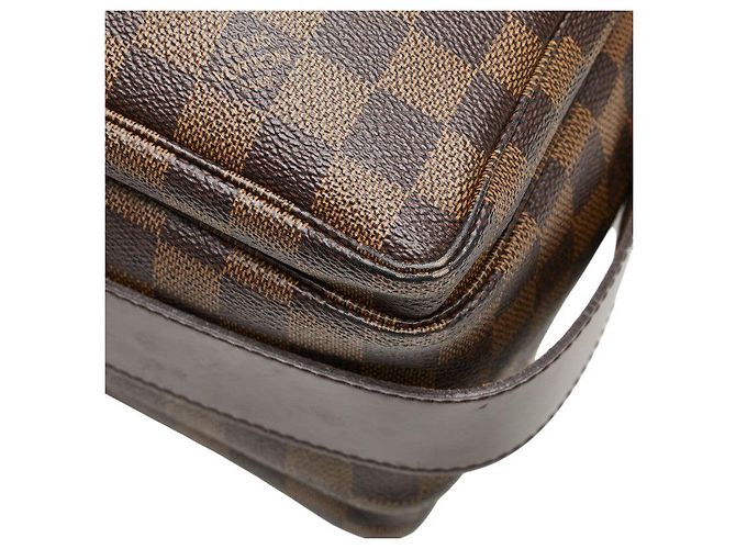 Borsa a Spalla Naviglio Damier Louis Vuitton Marrone Bronzo - vista 7