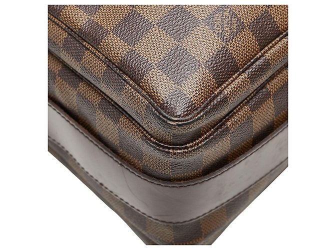Borsa a Spalla Naviglio Damier Louis Vuitton Marrone Bronzo - vista 8